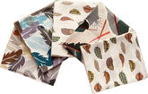 Lot de 5 tissus à motifs floraux CraftsFabrics. 100 % coton. Tissus et matelassage artisanaux.